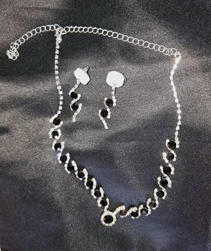 Schmuckset silberfarben