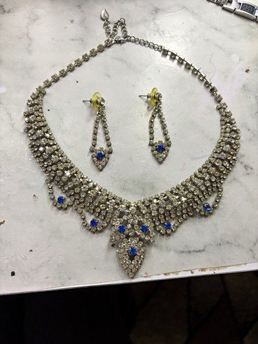 Strass schmuckset - strass,