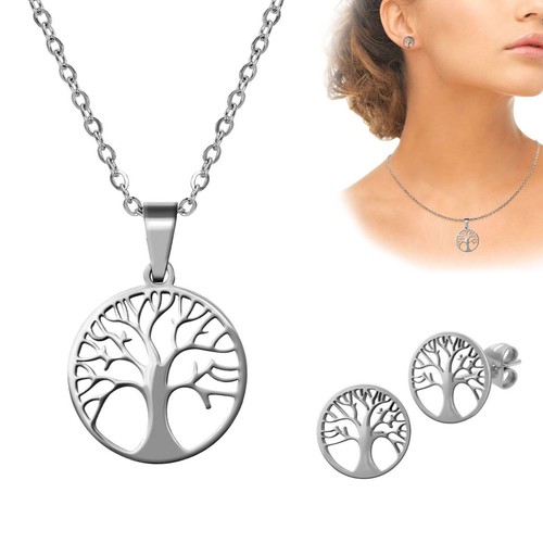 Damen schmuckset aus edelstahl - damen,