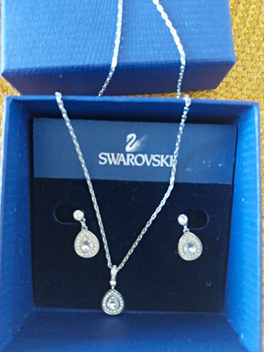 Swarovski schmuckset halskette - schmuckset,
