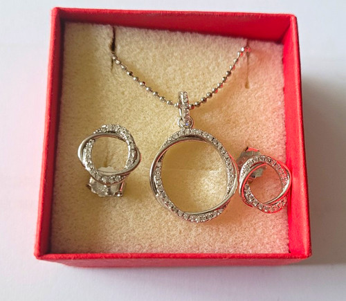 Echtsilber schmuckset mit - echtsilber,