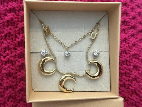 Icrush goldfarbenes schmuckset - icrush,