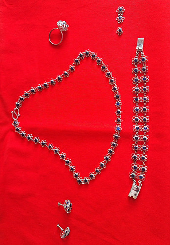 925 silber schmuckset - 925,