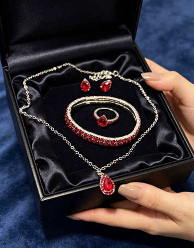 Schmuckset silberfarben metall - silberfarben,