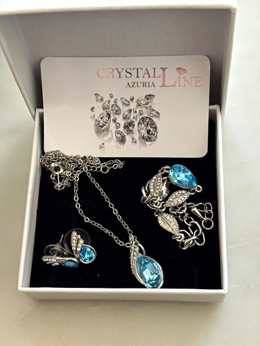 Crystal line schmuckset - crystal,