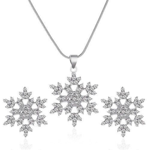 Schneeflocke halskette und - schneeflocke,