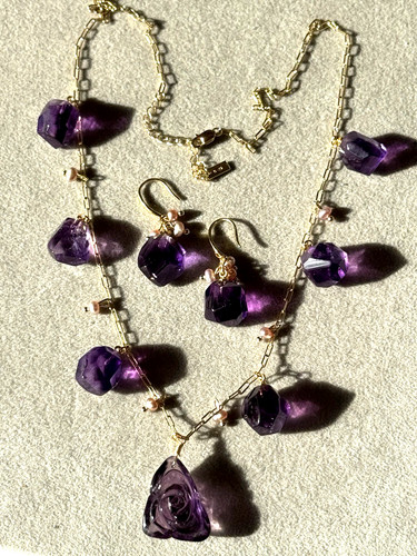 Set kette ohrringe - kette,