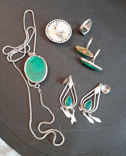 925 silber schmuckset - 925,