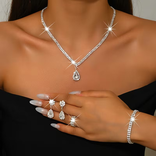 Schmuckset damen silber - damen,