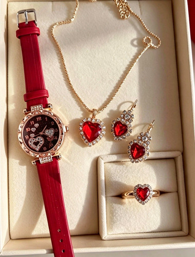 Schmuckset goldfarben mit