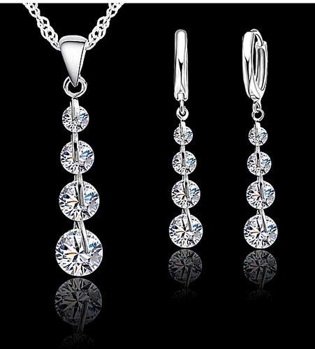 Schmuck set halskette ohrringe - halskette,