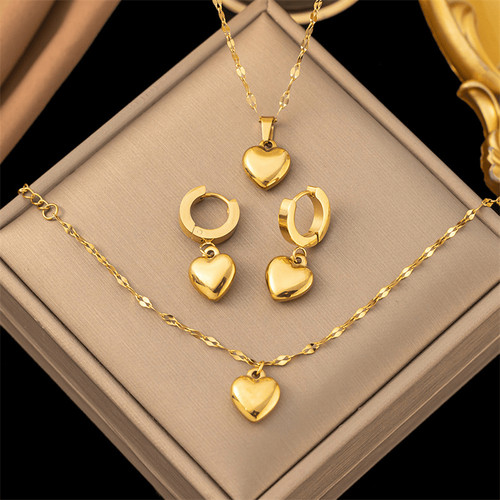 Luxus damen herz schmuckset - luxus,