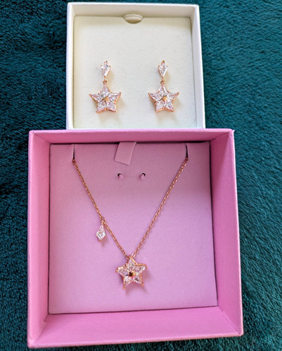 Swarovski set kette und - kette,