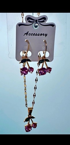 Schmuckset kirsche obst - schmuckset,