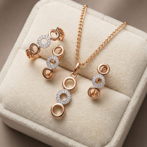 Schmuckset zirkon ring - zirkon,