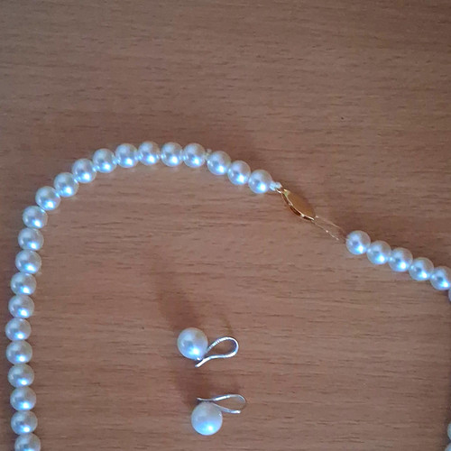 Schmuckset imitationsperlen - schmuckset,