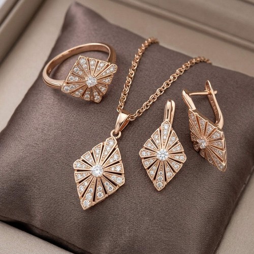 Schmuckset zirkon ring - schmuckset,