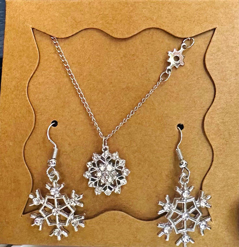 Schmuckset schneeflocke - schmuckset,