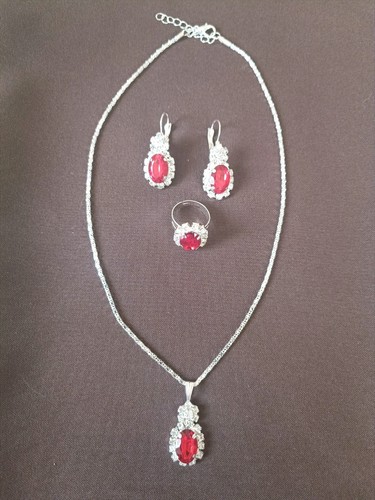 Modeschmuck set damen - damen, 3-teilig