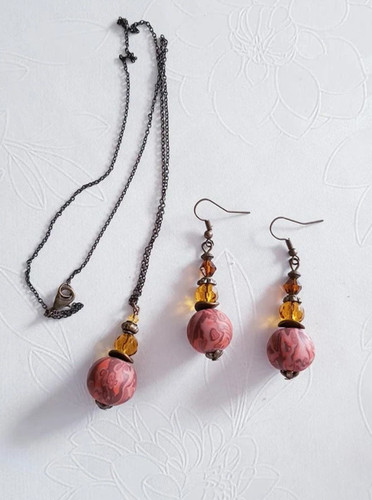Set schmuck ohrringe kette - ohrringe, +