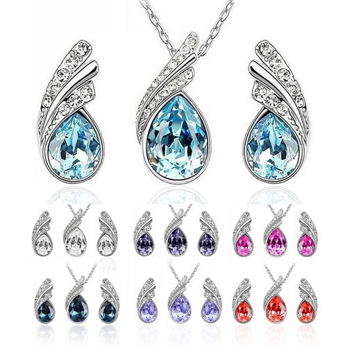 Schmuck set halskette ohrringe - halskette,