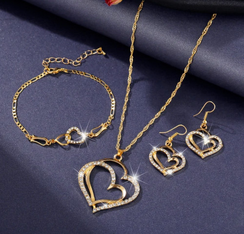 Schmuckset herz damen frauen - schmuckset,