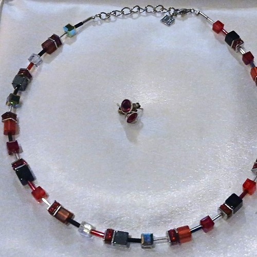 Coeur lion schmuckset - coeur,